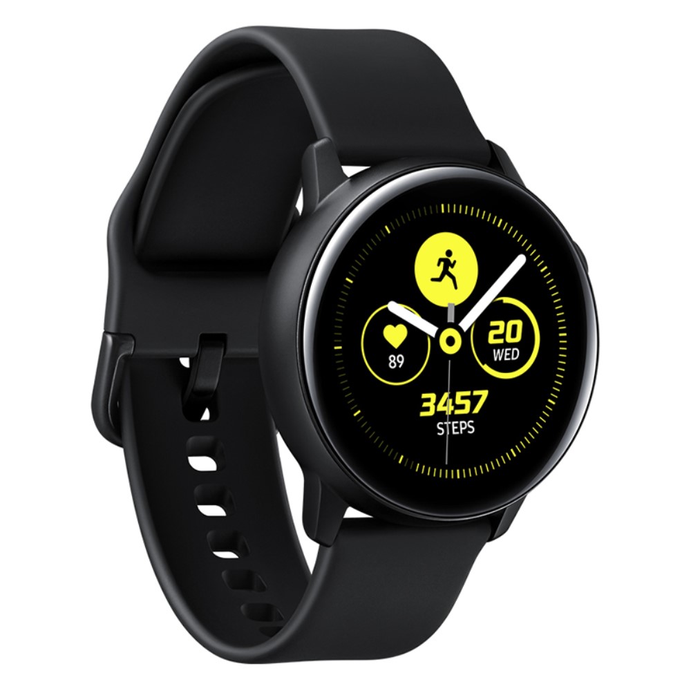  Klassiskt Silikon Armband Smartwatch - Svart (20mm)