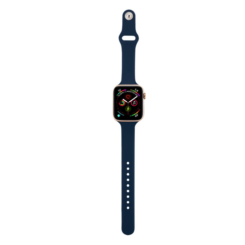  Silikon Armband Apple Watch 42/44/45/46/49 mm Mörk Blå