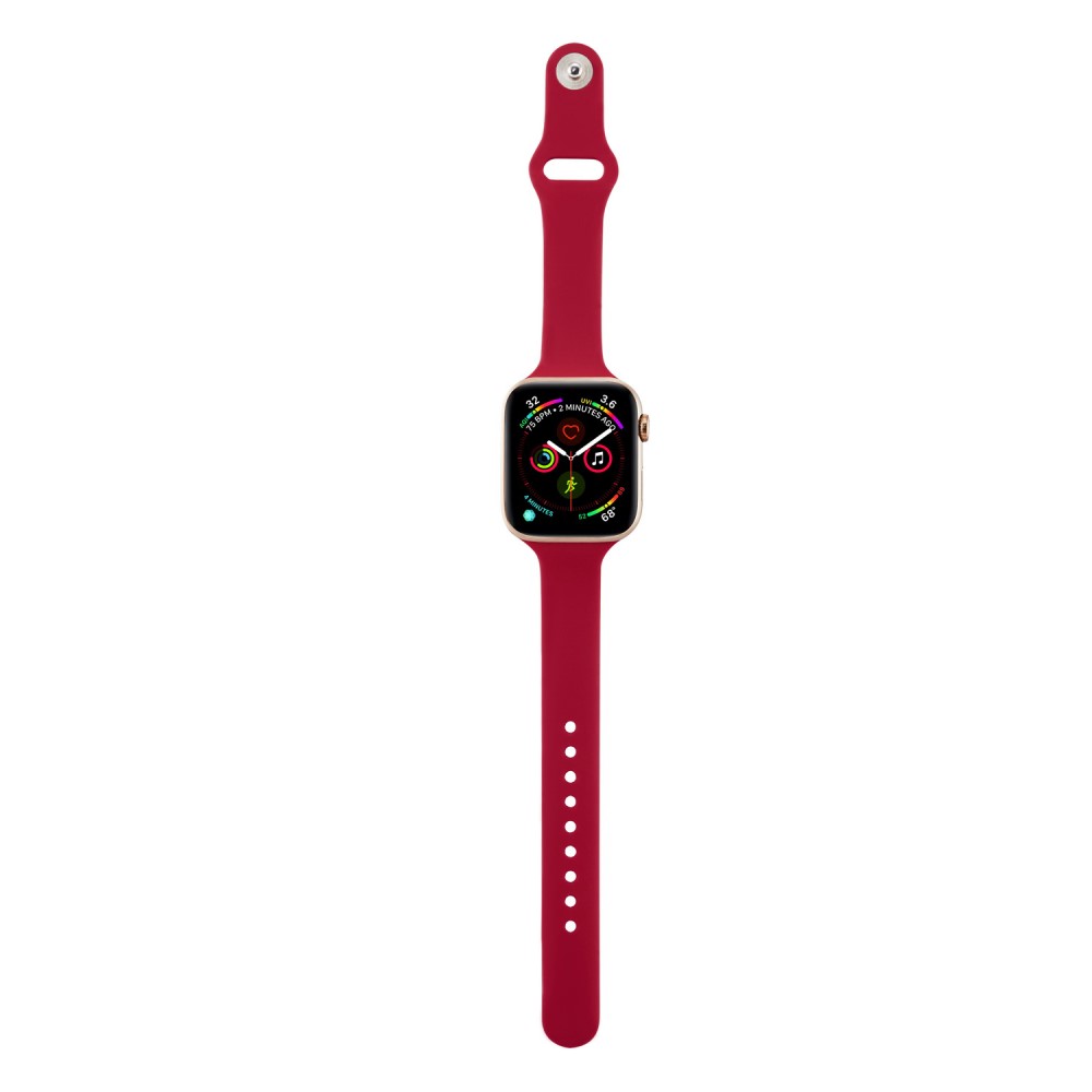  Silikon Armband Apple Watch 38/40/41/42 mm - Röd