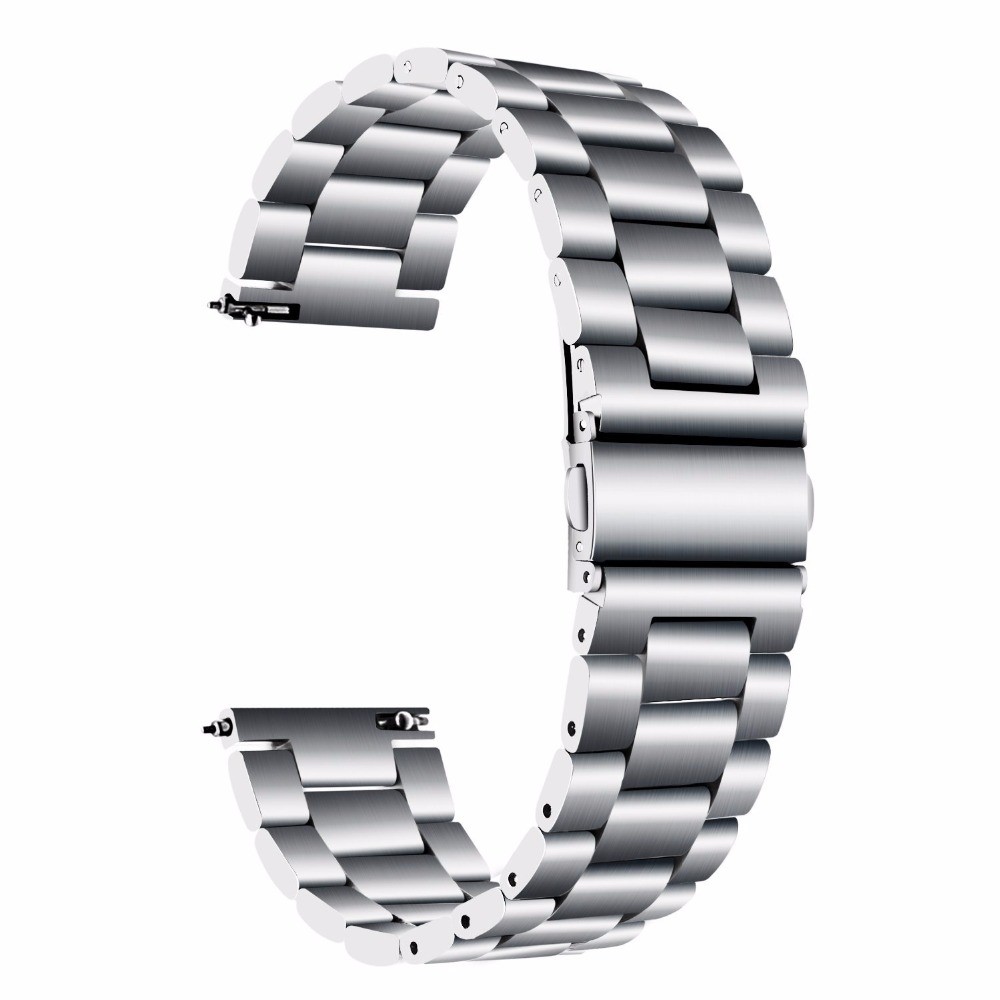  Lyxigt Metallarmband I Rostfritt Stål - Silver (20mm)