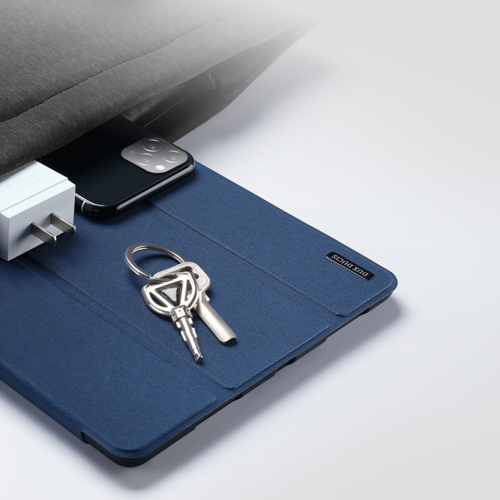 DUX DUCIS iPad Pro 12.9 2018/2020/2021 DUX DUCIS DOMO Series Tri-Fold Fodral - Mörk Blå