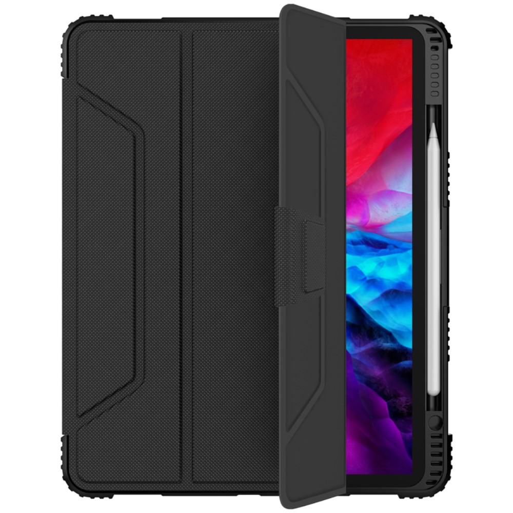 NILLKIN iPad Pro 12.9 (2018/2020) - NILLKIN Tri-Fold Fodral - Svart