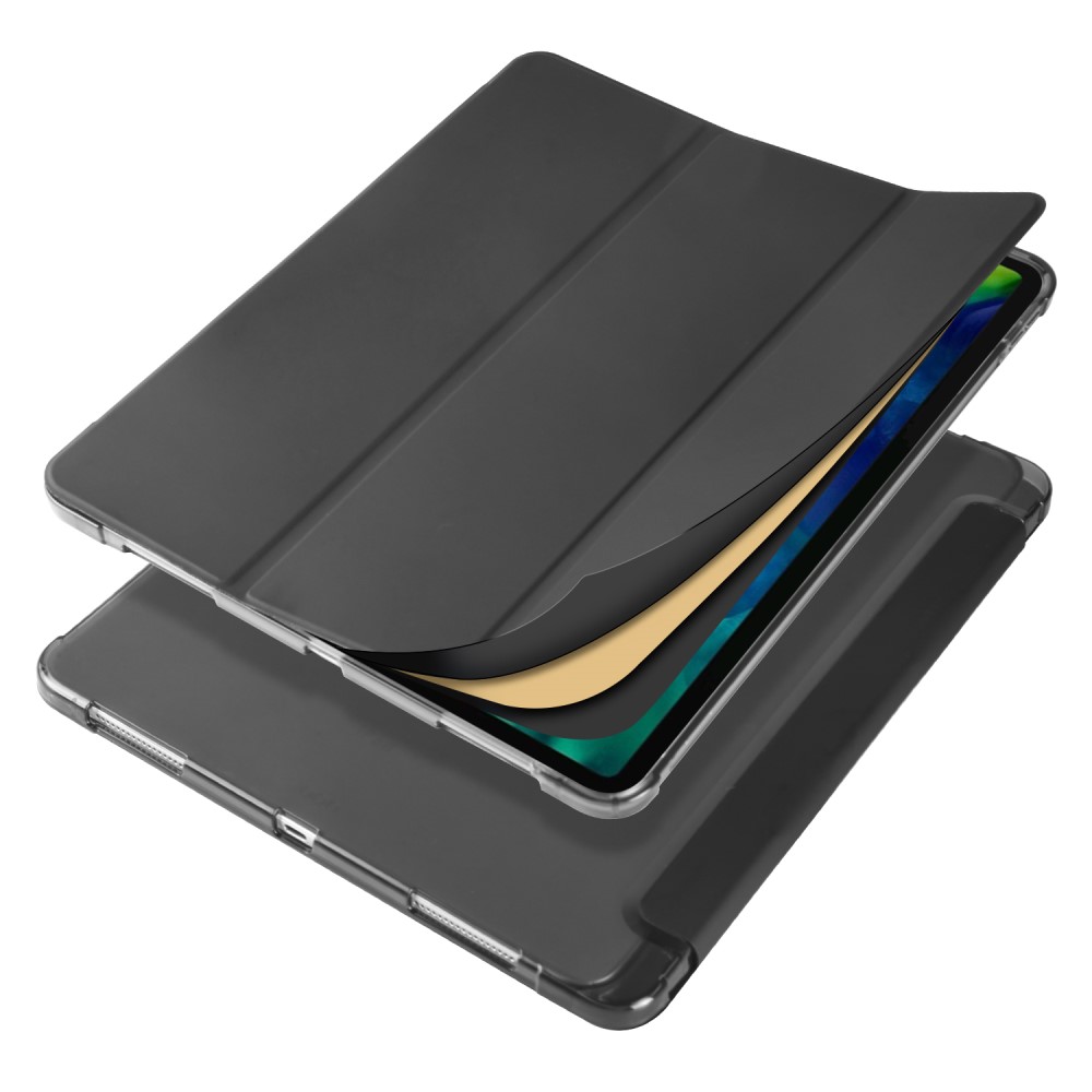  iPad Pro 12.9 (2018/2020) - Tri-Fold med pennhållare - Svart