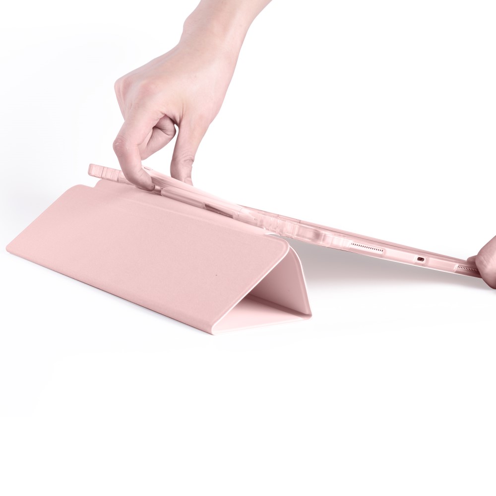  iPad Pro 12.9 (2018/2020) - Tri-Fold med pennhållare - Roséguld