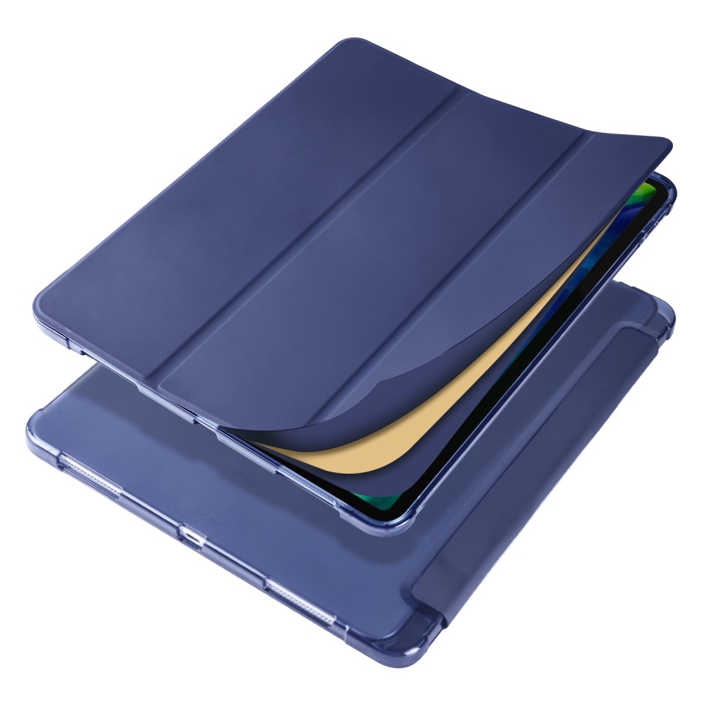  iPad Pro 12.9 (2018/2020) - Tri-Fold med pennhållare - Mörk Blå