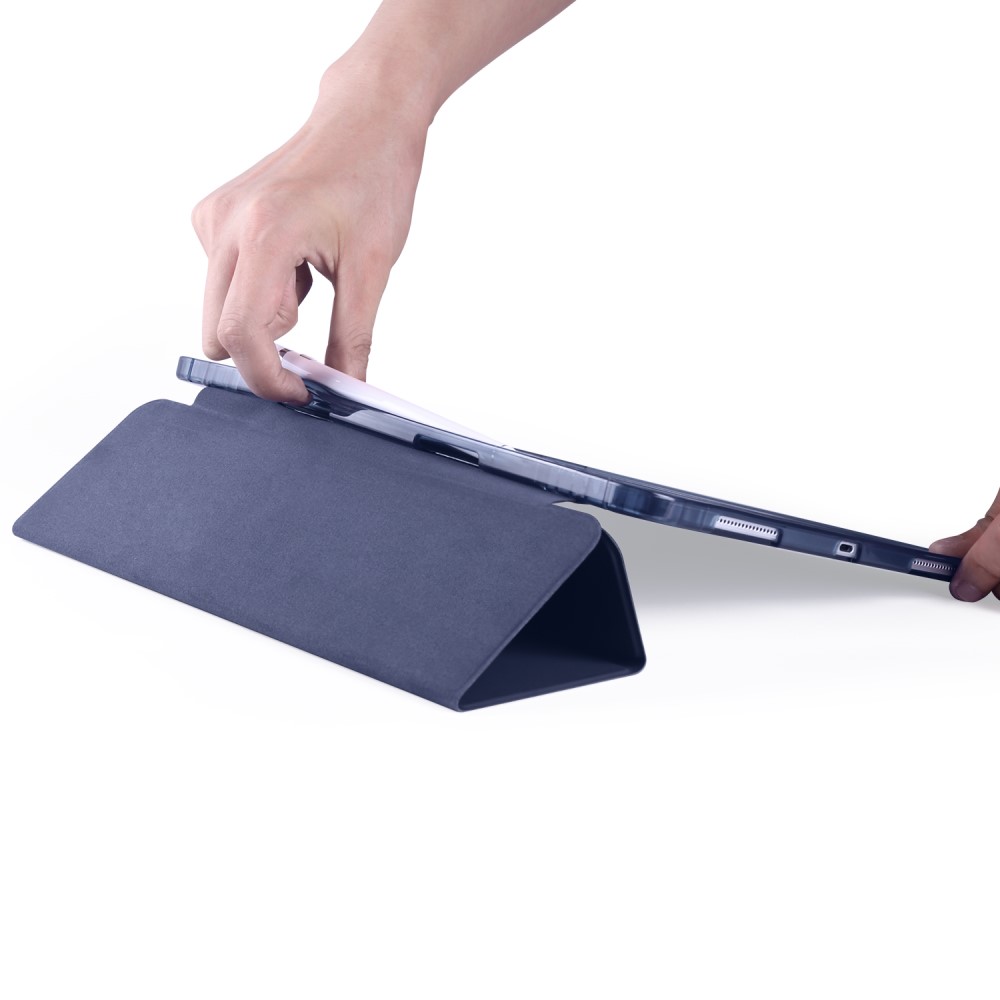  iPad Pro 12.9 (2018/2020) - Tri-Fold med pennhållare - Mörk Blå