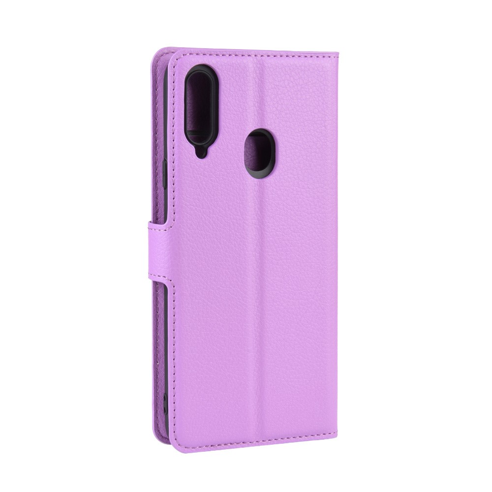  Samsung Galaxy A20s - Litchi Plånboksfodral - Lila