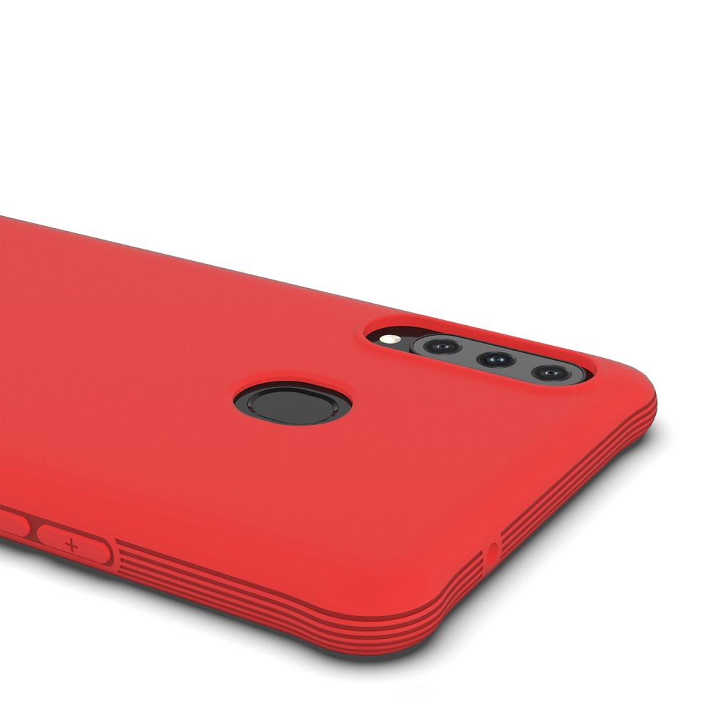  Samsung Galaxy A20s - Shockproof Matt TPU Skal - Röd