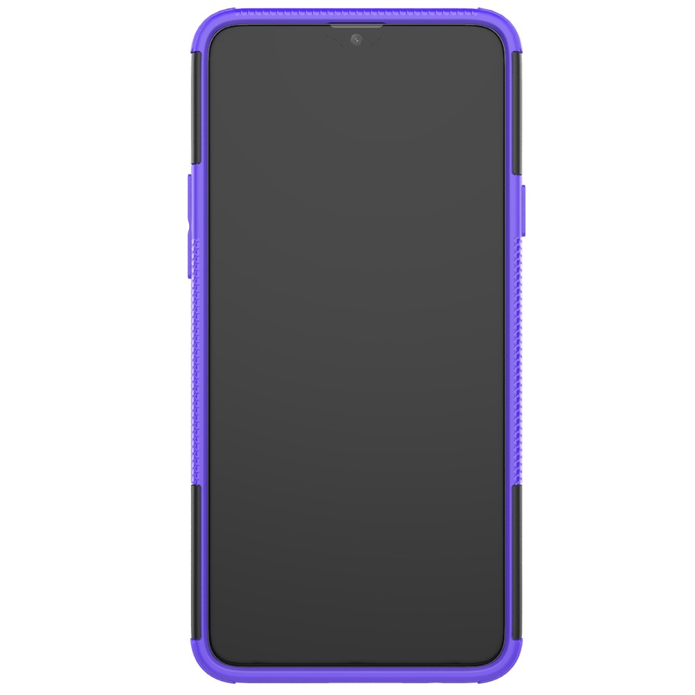  Samsung Galaxy A20s - Ultimata Stöttåliga Skalet med Stöd - Lila