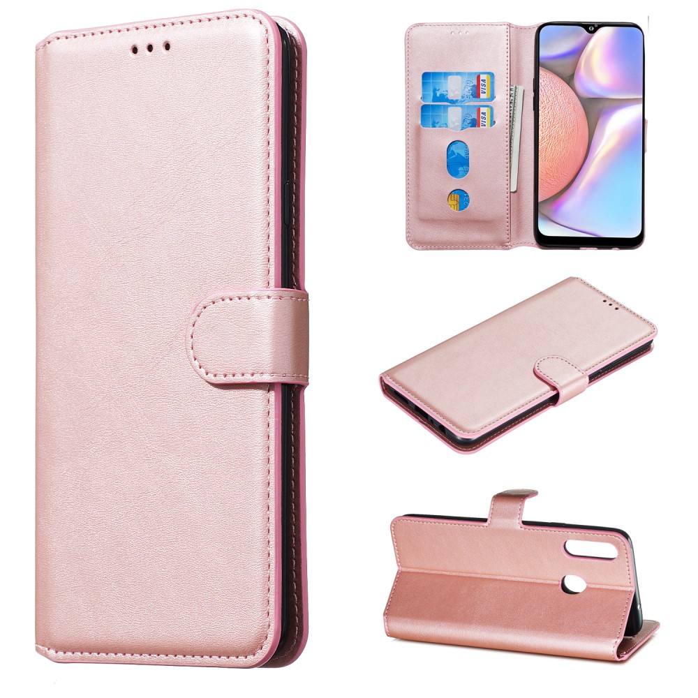  Samsung Galaxy A20s - Plånboksfodral - Roséguld