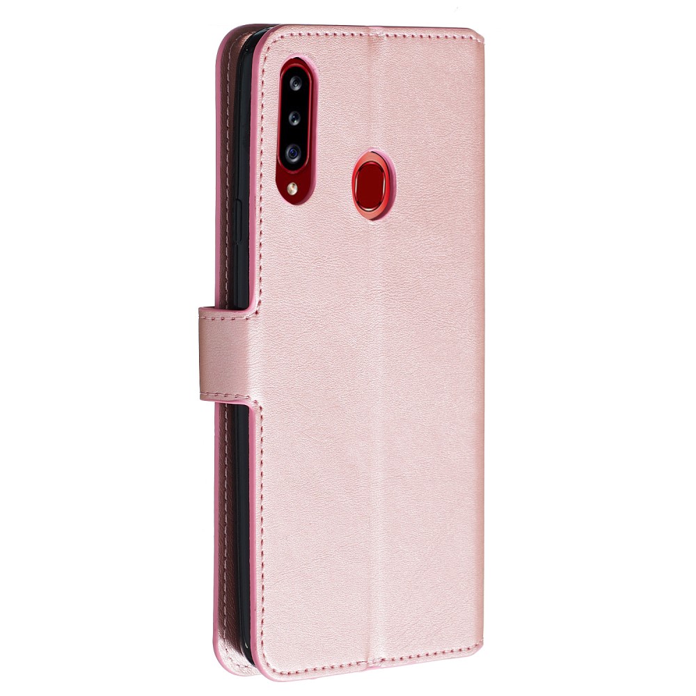  Samsung Galaxy A20s - Plånboksfodral - Roséguld