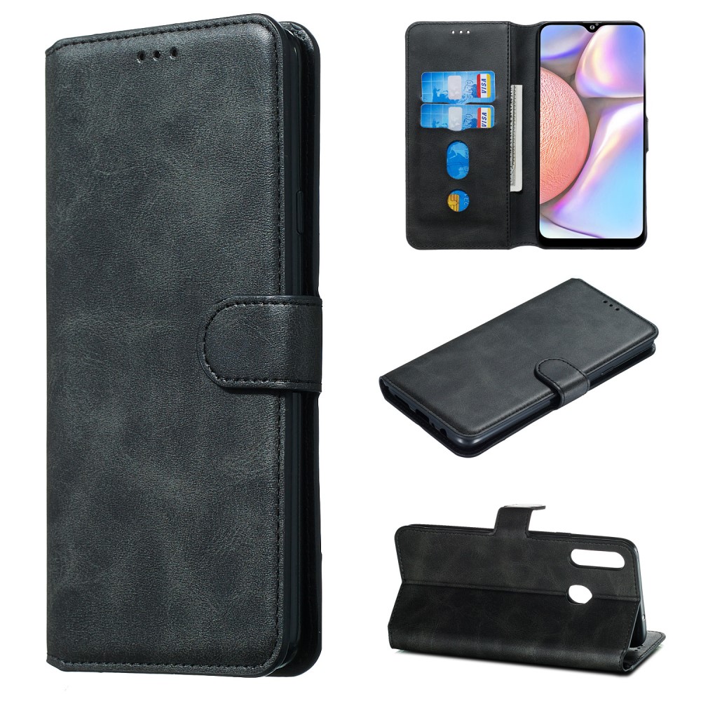  Samsung Galaxy A20s - Plånboksfodral - Svart