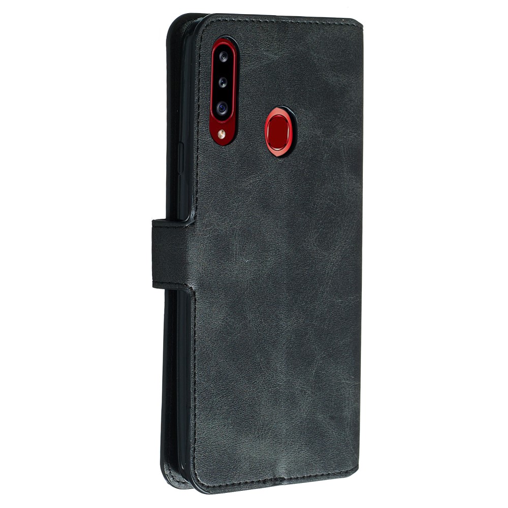  Samsung Galaxy A20s - Plånboksfodral - Svart