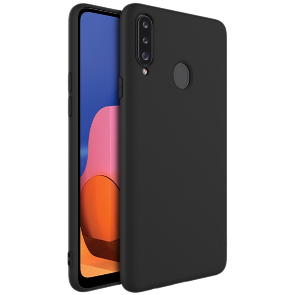 IMAK Samsung Galaxy A20s - IMAK Matt TPU Skal - Svart