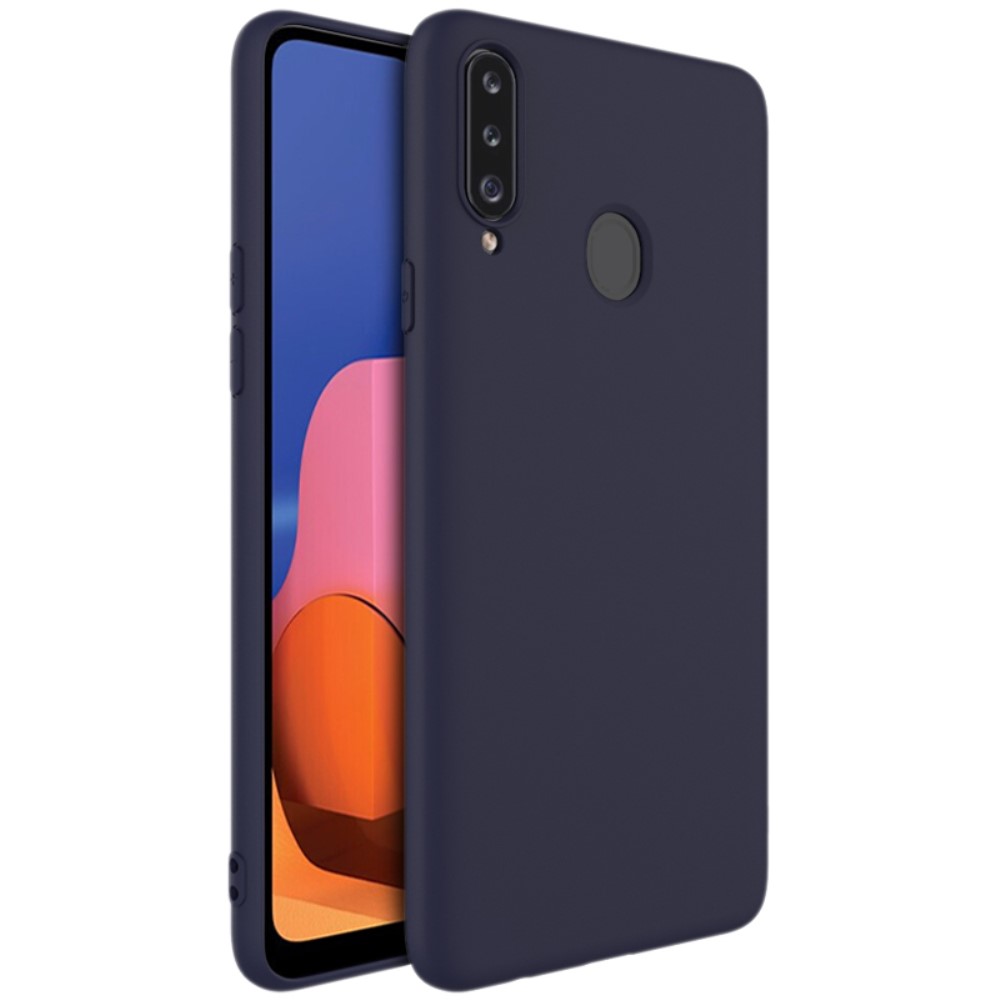 IMAK Samsung Galaxy A20s - IMAK Matt TPU Skal - Blå