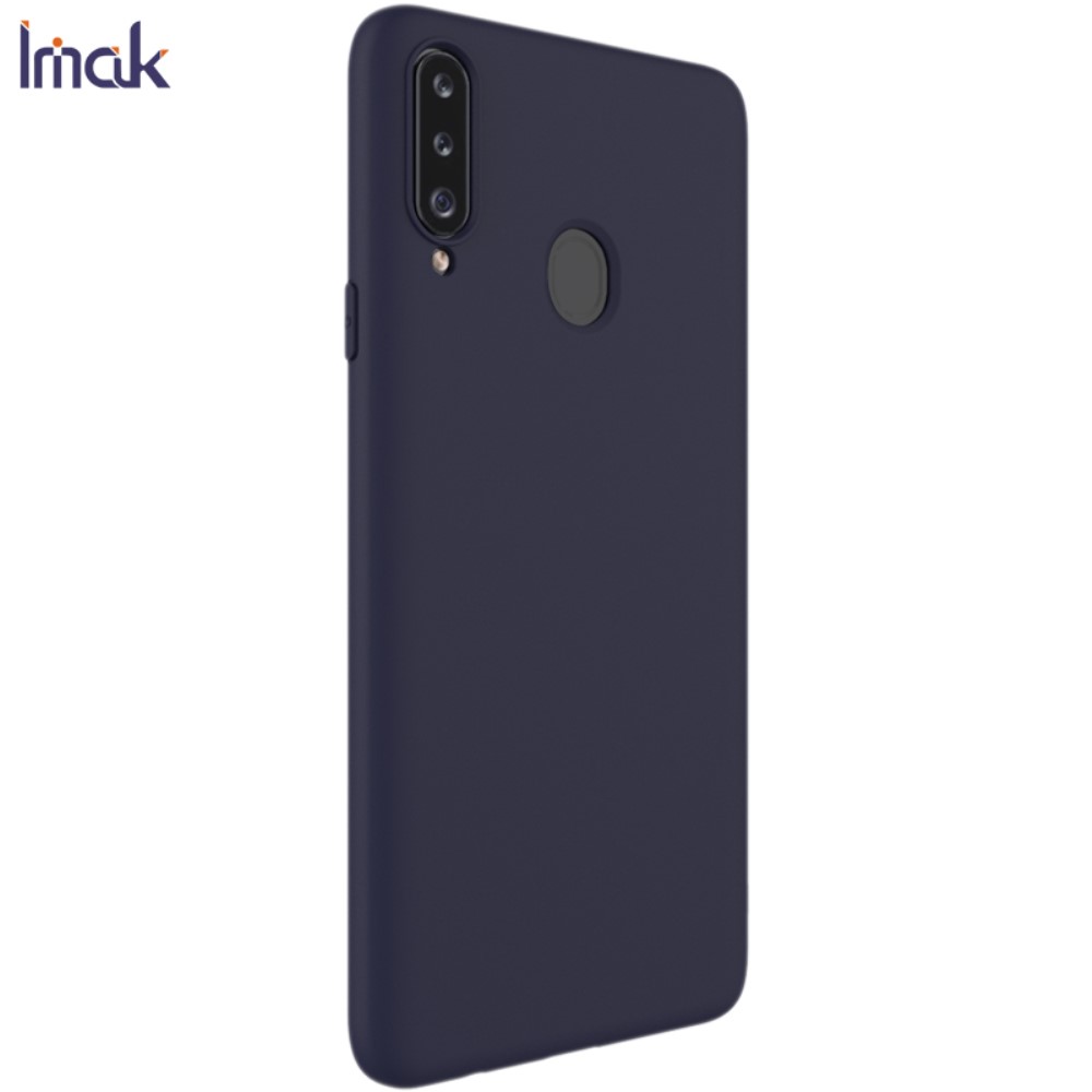 IMAK Samsung Galaxy A20s - IMAK Matt TPU Skal - Blå