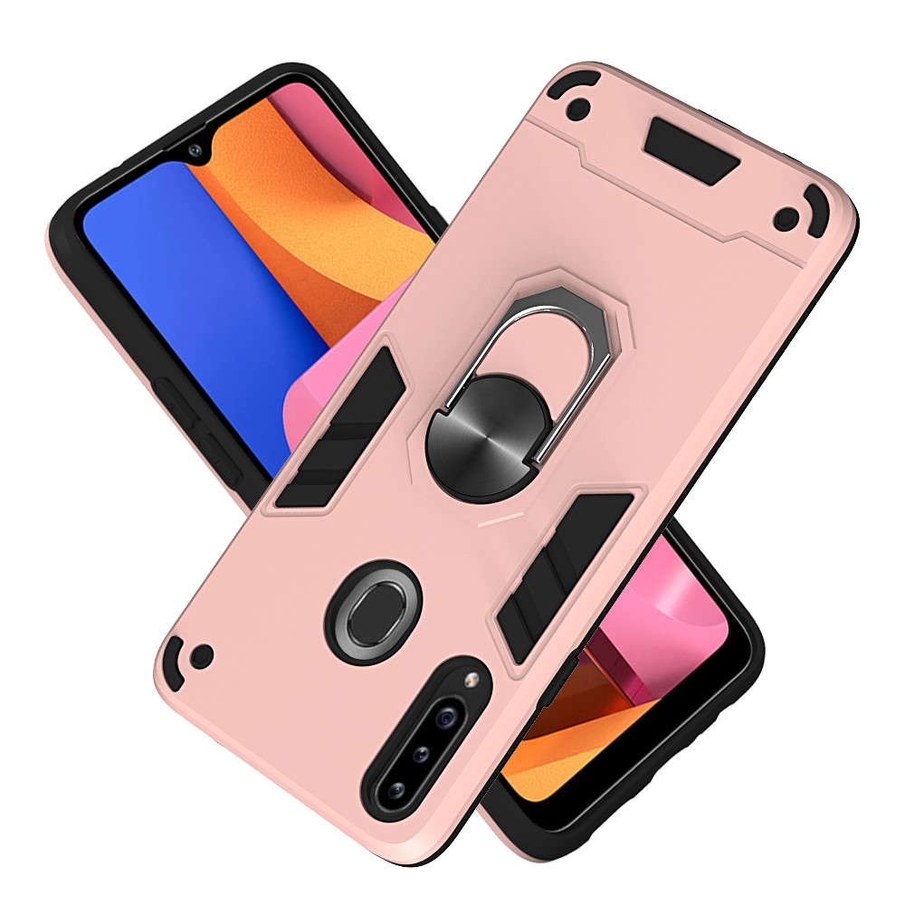  Samsung Galaxy A20s - Ring Skal - Roséguld
