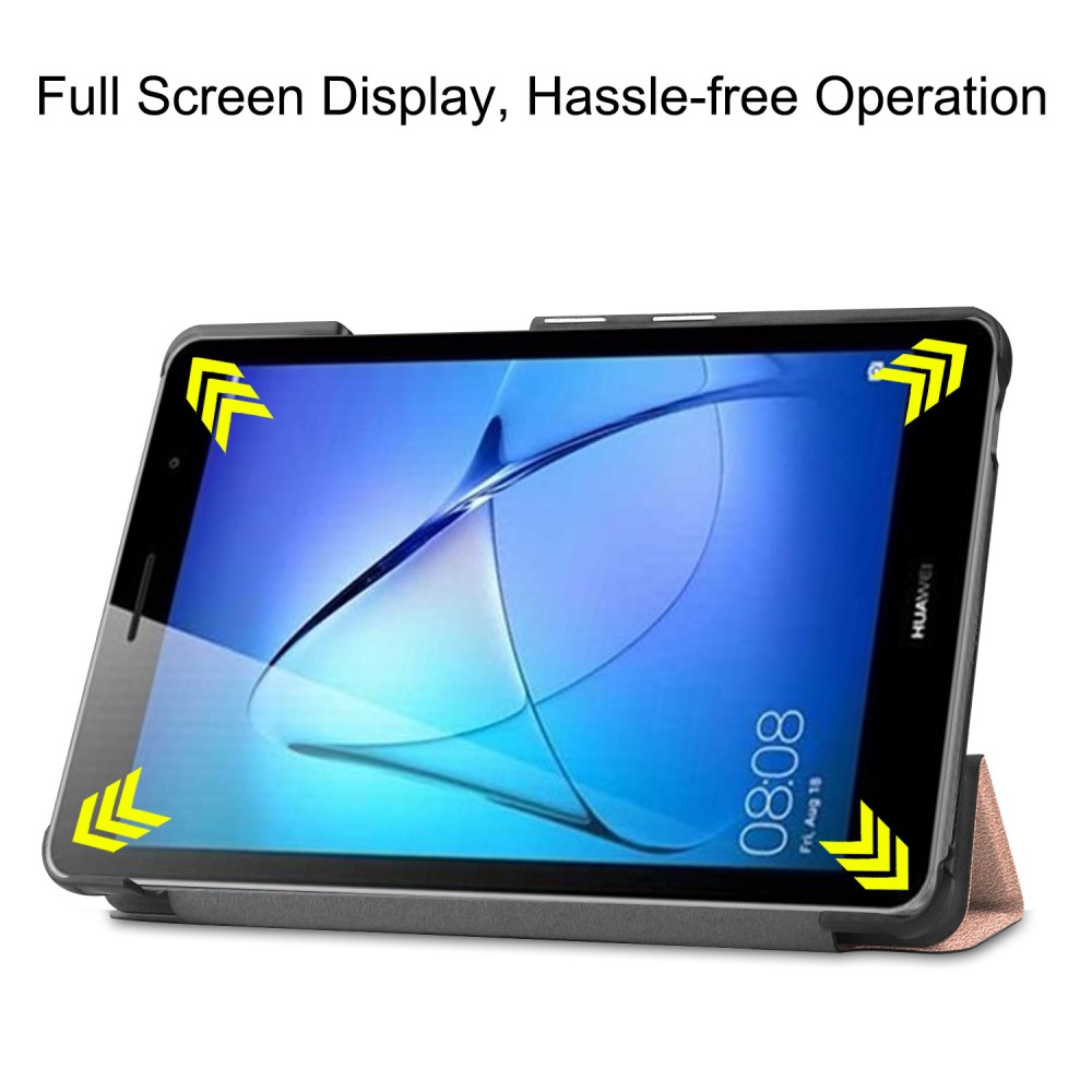  Huawei MatePad T8 - Tri-Fold Fodral - Roséguld