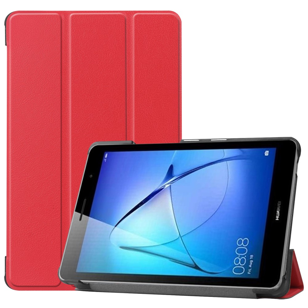  Huawei MatePad T8 - Tri-Fold Fodral - Röd