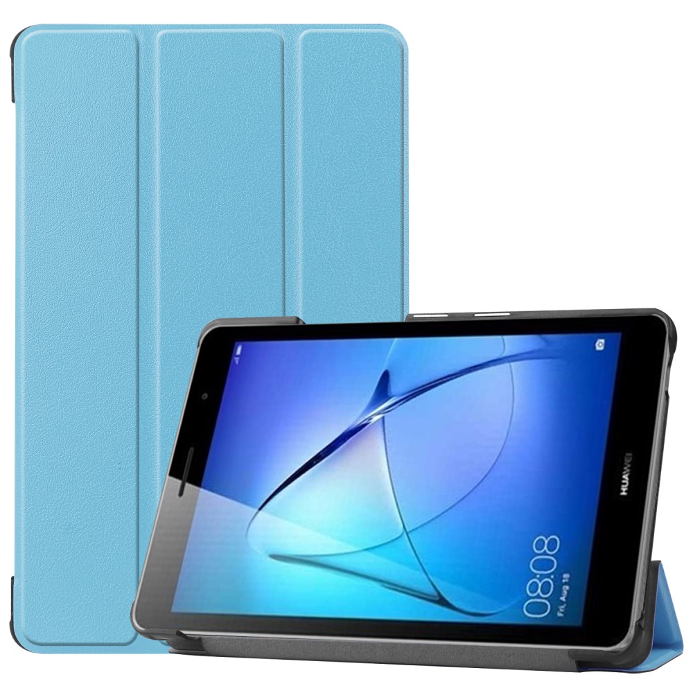  Huawei MatePad T8 - Tri-Fold Fodral - Ljus Blå