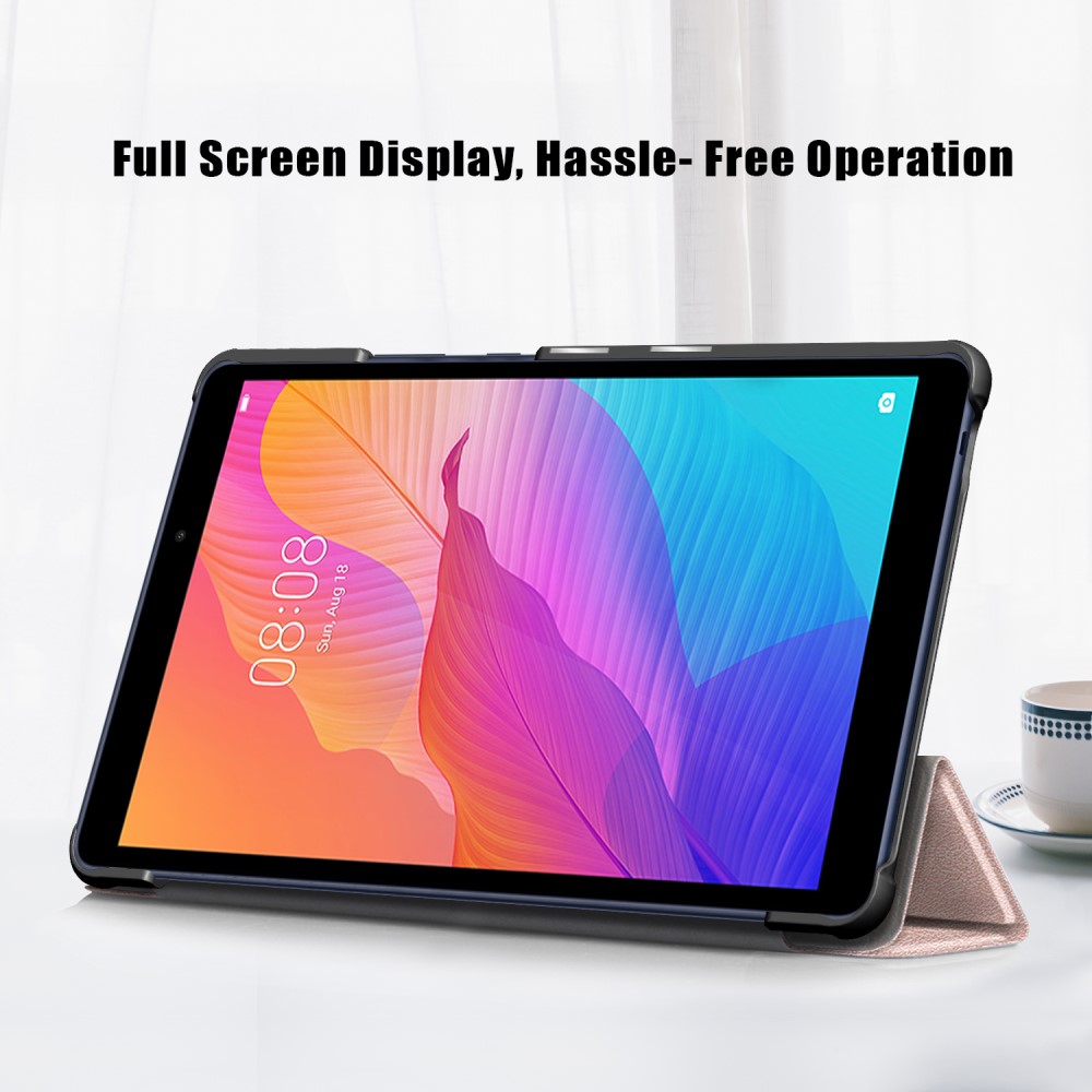  Huawei MatePad T8 - Tri-Fold Fodral - Roséguld