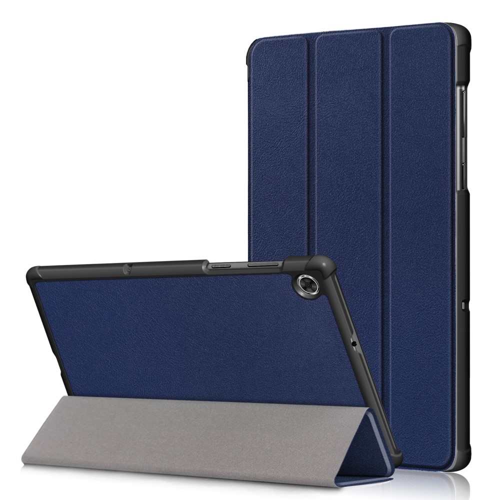  Lenovo Tab M10 Plus (2nd Gen) Tri-Fold Fodral Mörk Blå