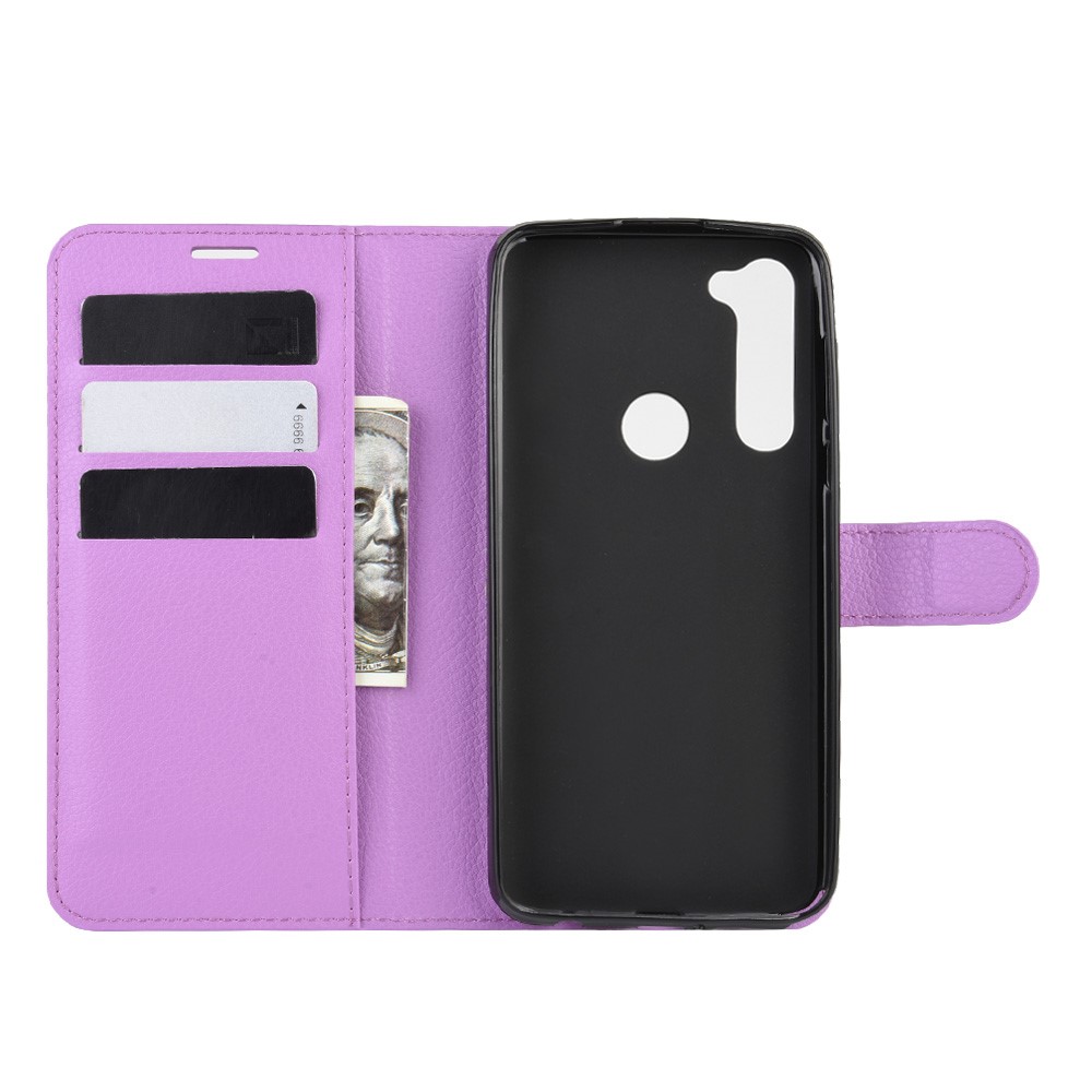  Motorola Moto G Pro - Litchi Plånboksfodral - Lila