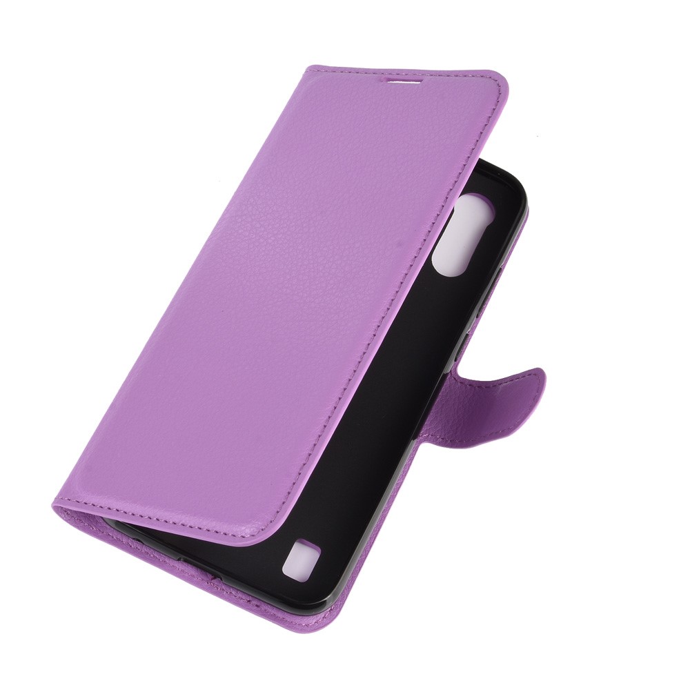  Motorola Moto E6s (2020) - Litchi Plånboksfodral - Lila