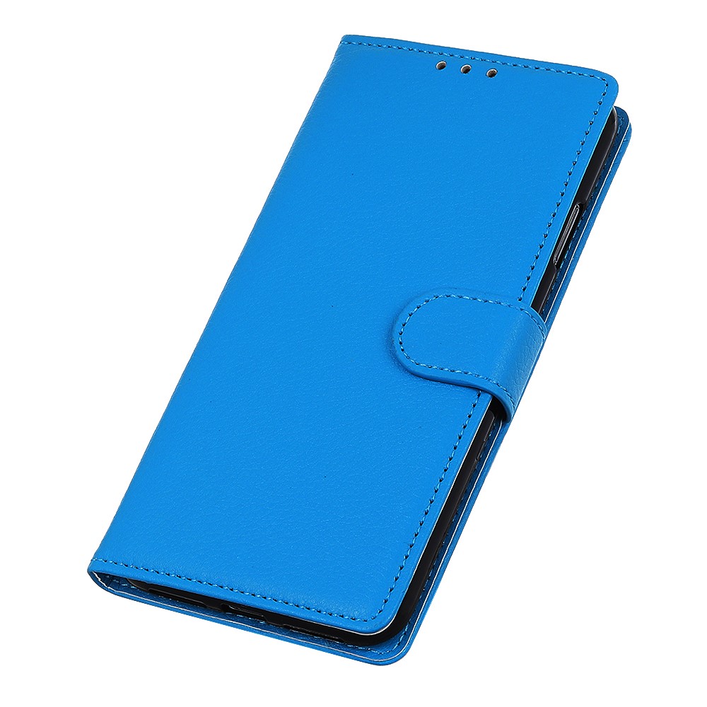  Xiaomi Redmi Note 9 Pro/Note 9S - Litchi Plånboksfodral - Blå