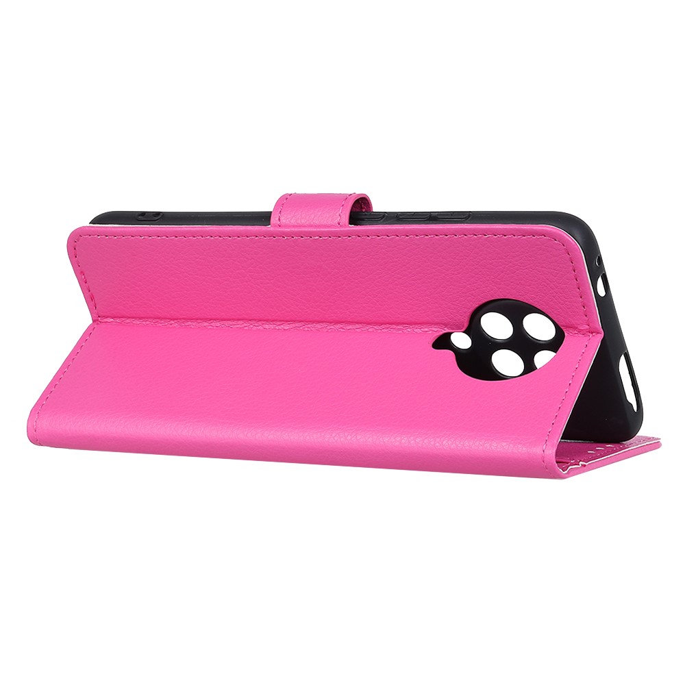  Xiaomi Poco F2 Pro - Litchi Plånboksfodral - Rosa
