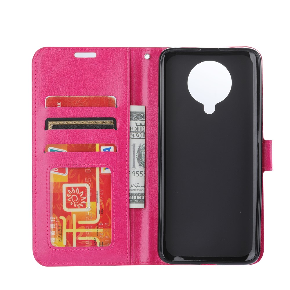  Xiaomi Poco F2 Pro - Crazy Horse Plånboksfodral - Rosa