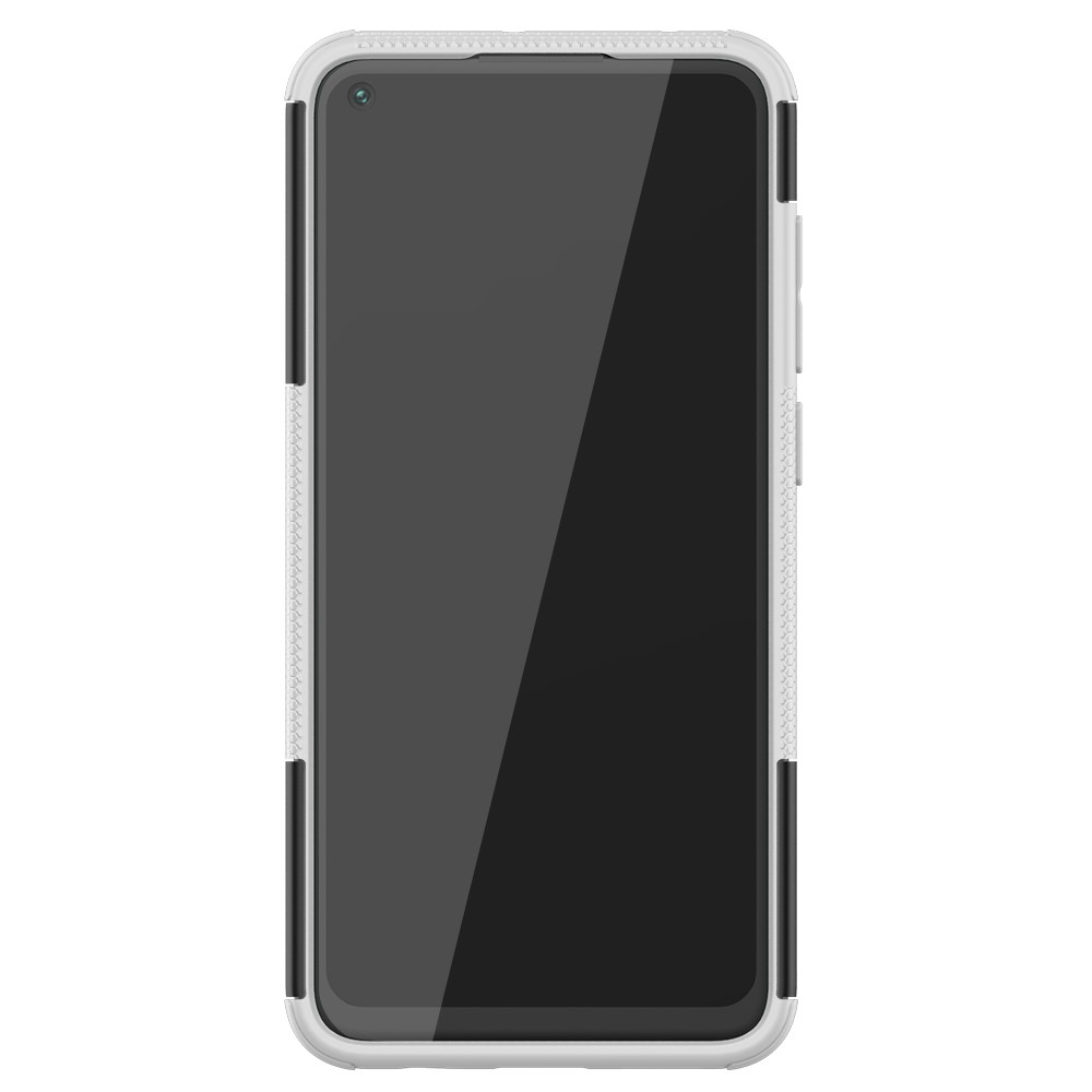  Xiaomi Redmi Note 9 - Ultimata Stöttåliga Skalet med Stöd - Vit