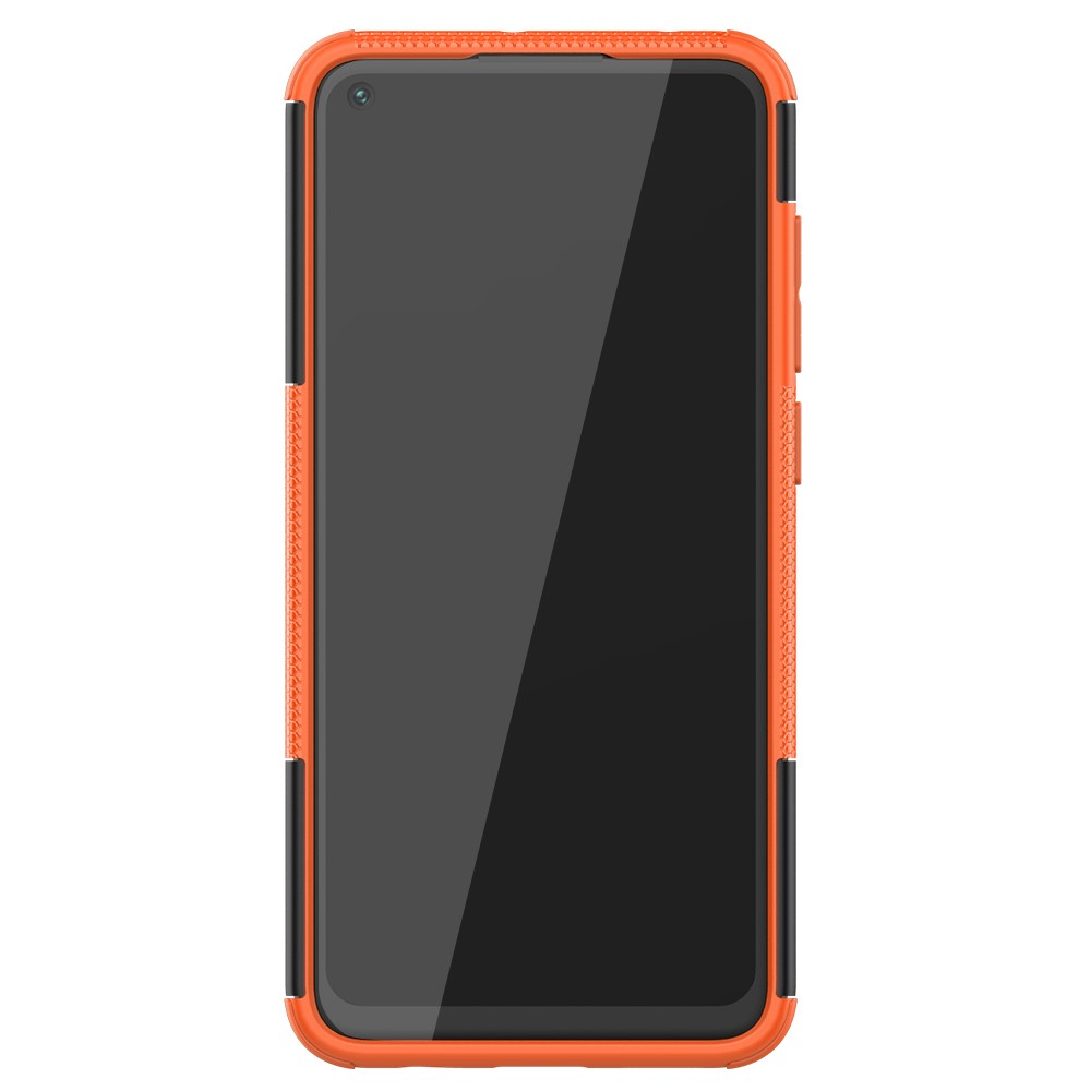  Xiaomi Redmi Note 9 - Ultimata Stöttåliga Skalet med Stöd - Orange