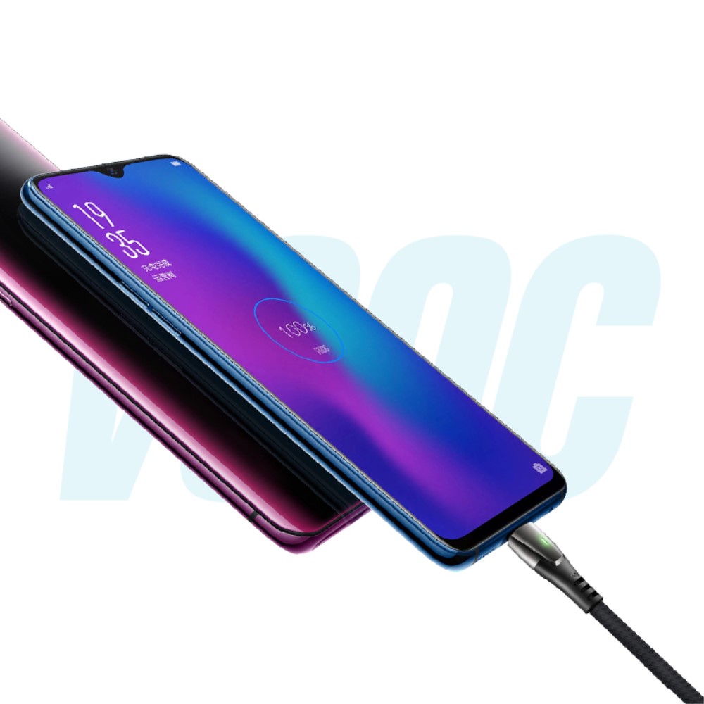 MCDODO Mcdodo 100W 6A Super Charge Type-C 1.5m Nylon Kabel Svart