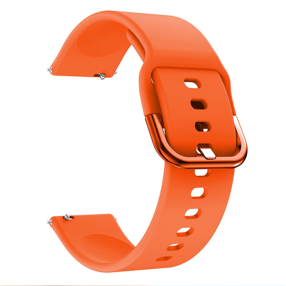  Silikon Armband För Smartwatch (20mm) - Orange