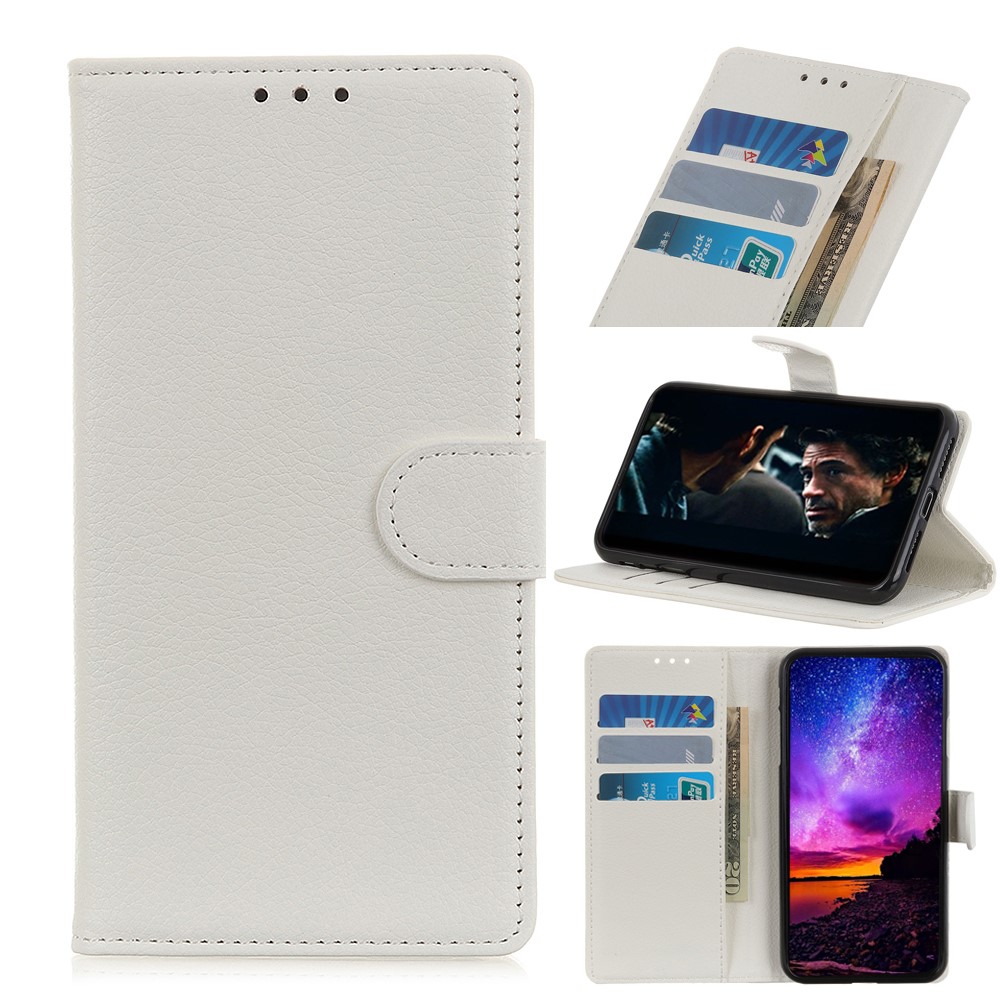  Samsung Galaxy Note 20 Ultra - Litchi Plånboksfodral - Vit