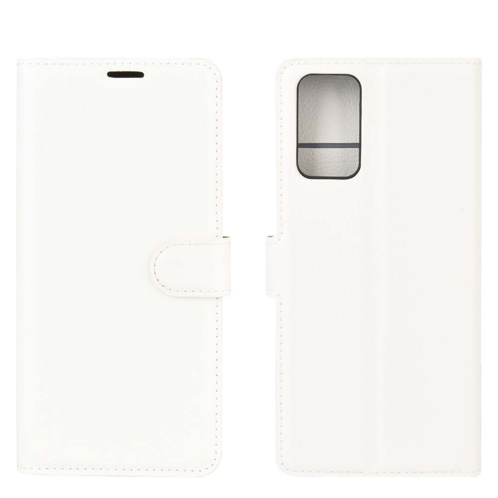  Samsung Galaxy Note 20 - Litchi Plånboksfodral - Vit