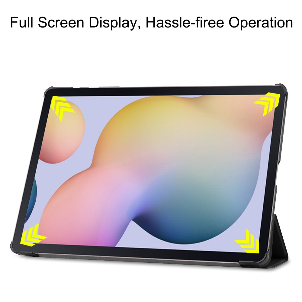  Samsung Galaxy Tab S7 Plus / Tab S8 Plus Tri-Fold S-Pen Laddning Svart