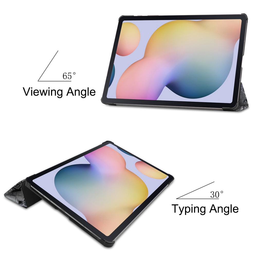 Samsung Galaxy Tab S7 Plus / Tab S8 Plus - Tri-Fold Fodral - Eiffeltornet