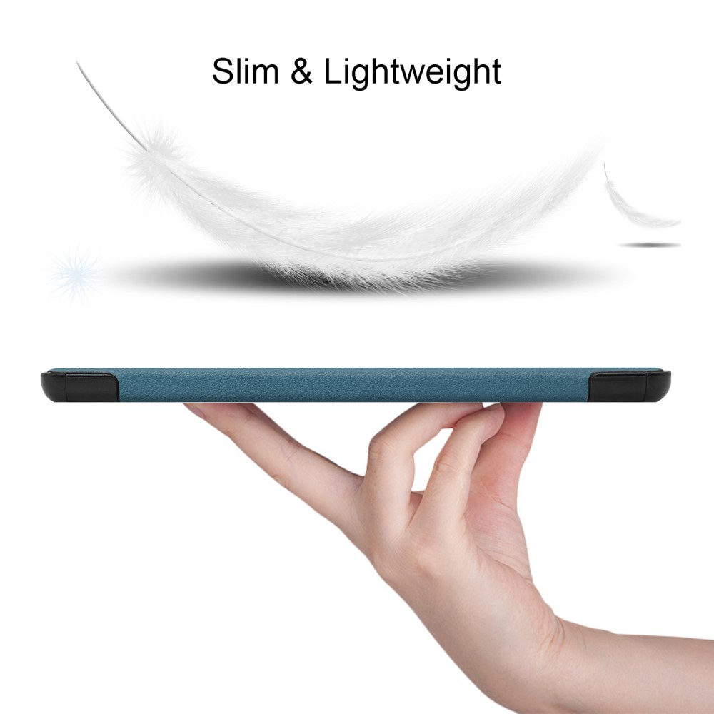  Samsung Galaxy Tab S7 / Tab S8 - Tri-Fold Fodral - Mörk Grön