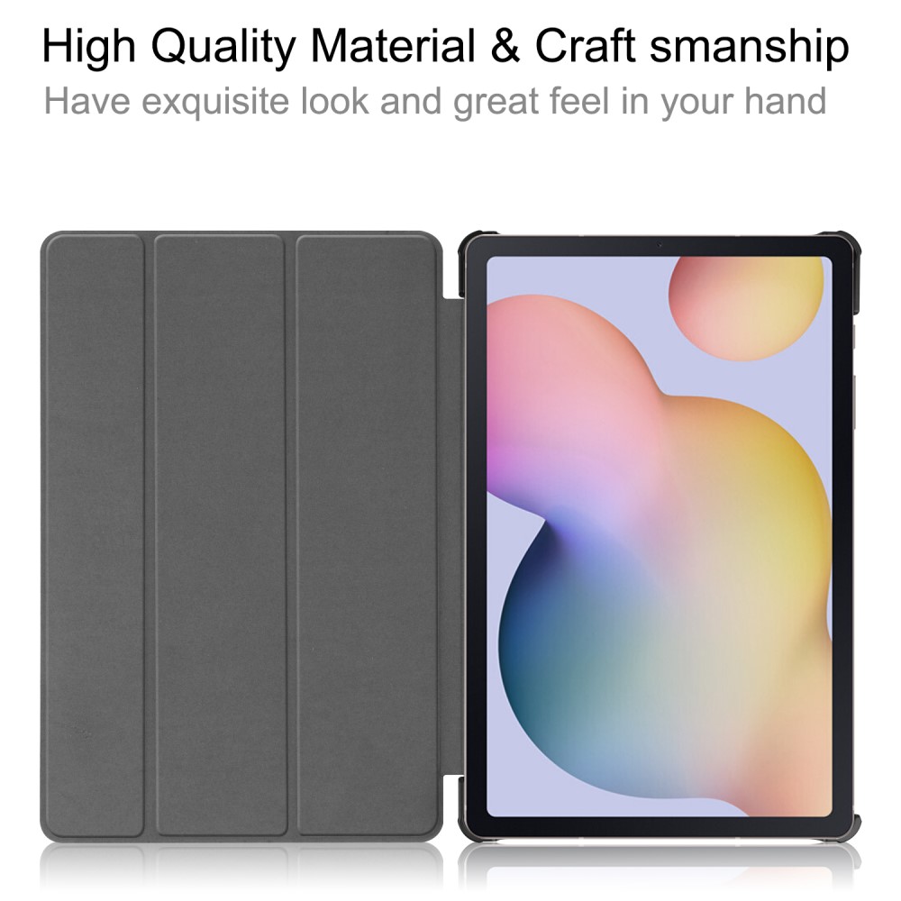  Samsung Galaxy Tab S7 / Tab S8 - Tri-Fold Fodral - Mörk Grön