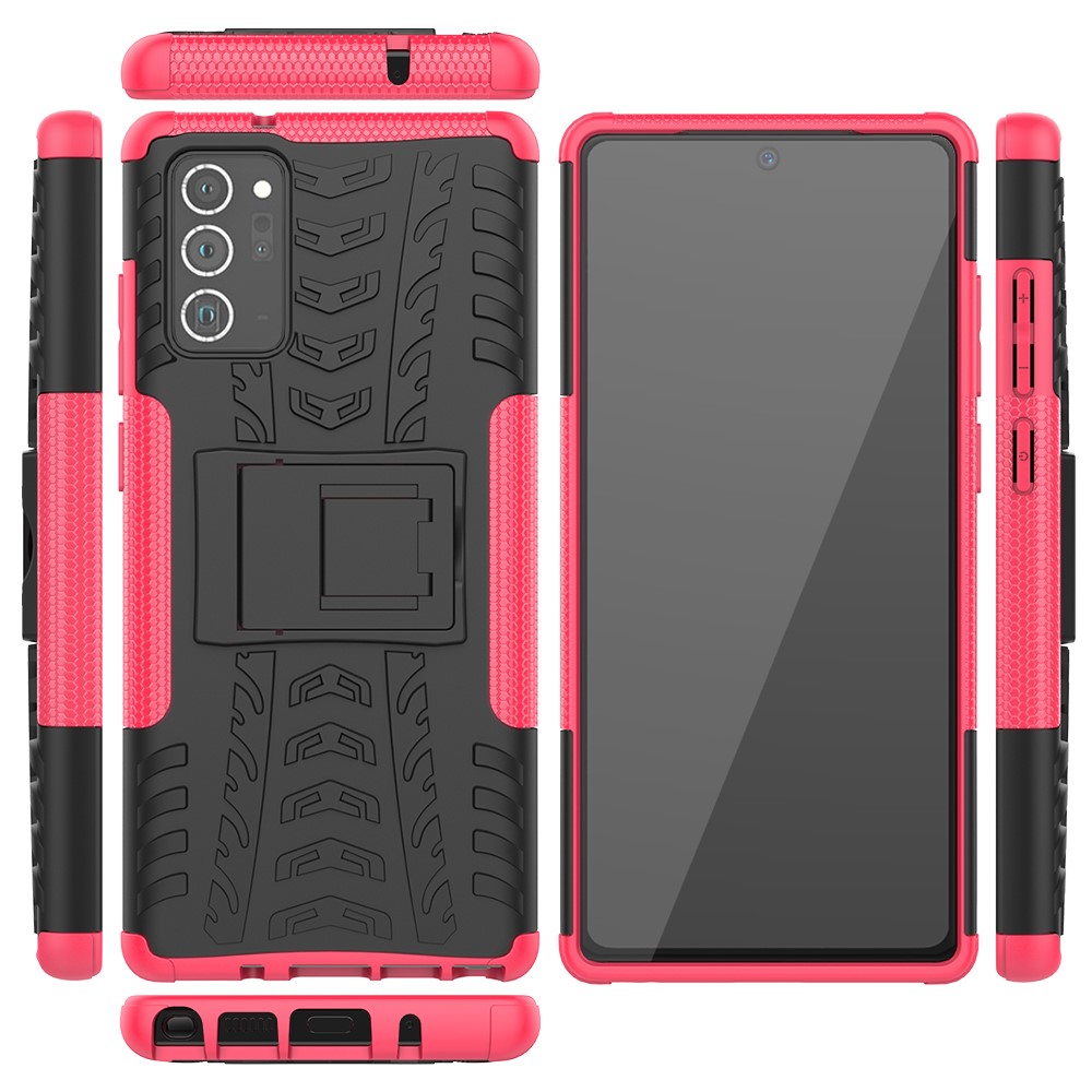  Samsung Galaxy Note 20 - Ultimata stöttåliga skalet - Rosa