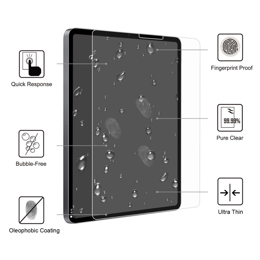  iPad Air 2020/2022 / Pro 11 Skärmskydd Premium I Härdat Glas