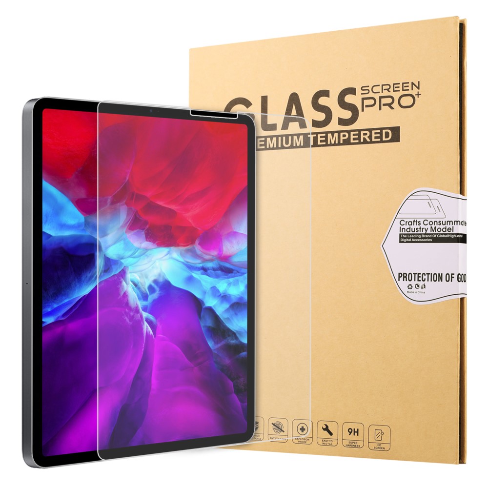  iPad Pro 12.9 2018/2020/2021/2022 Premium Skärmskydd I Härdat Glas