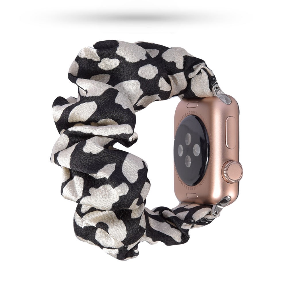  Scrunchie Black N White Armband Apple Watch 42/41/40/38 mm