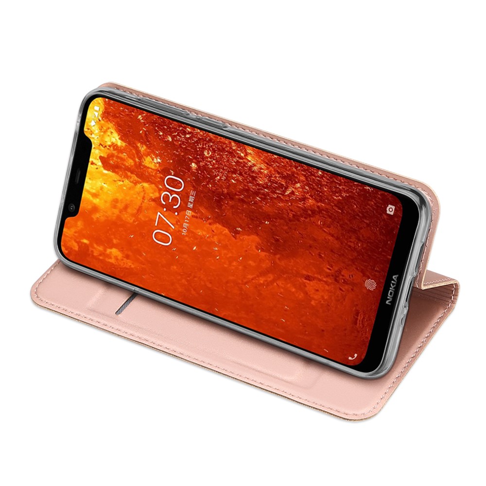 DUX DUCIS Nokia 8.1 - DUX DUCIS Plånboksfodral - Roséguld