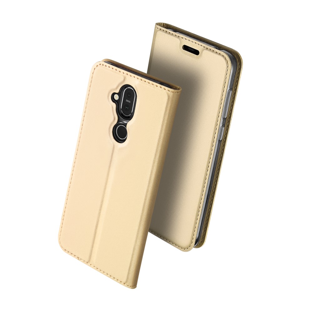 DUX DUCIS Nokia 8.1 - DUX DUCIS Plånboksfodral - Guld