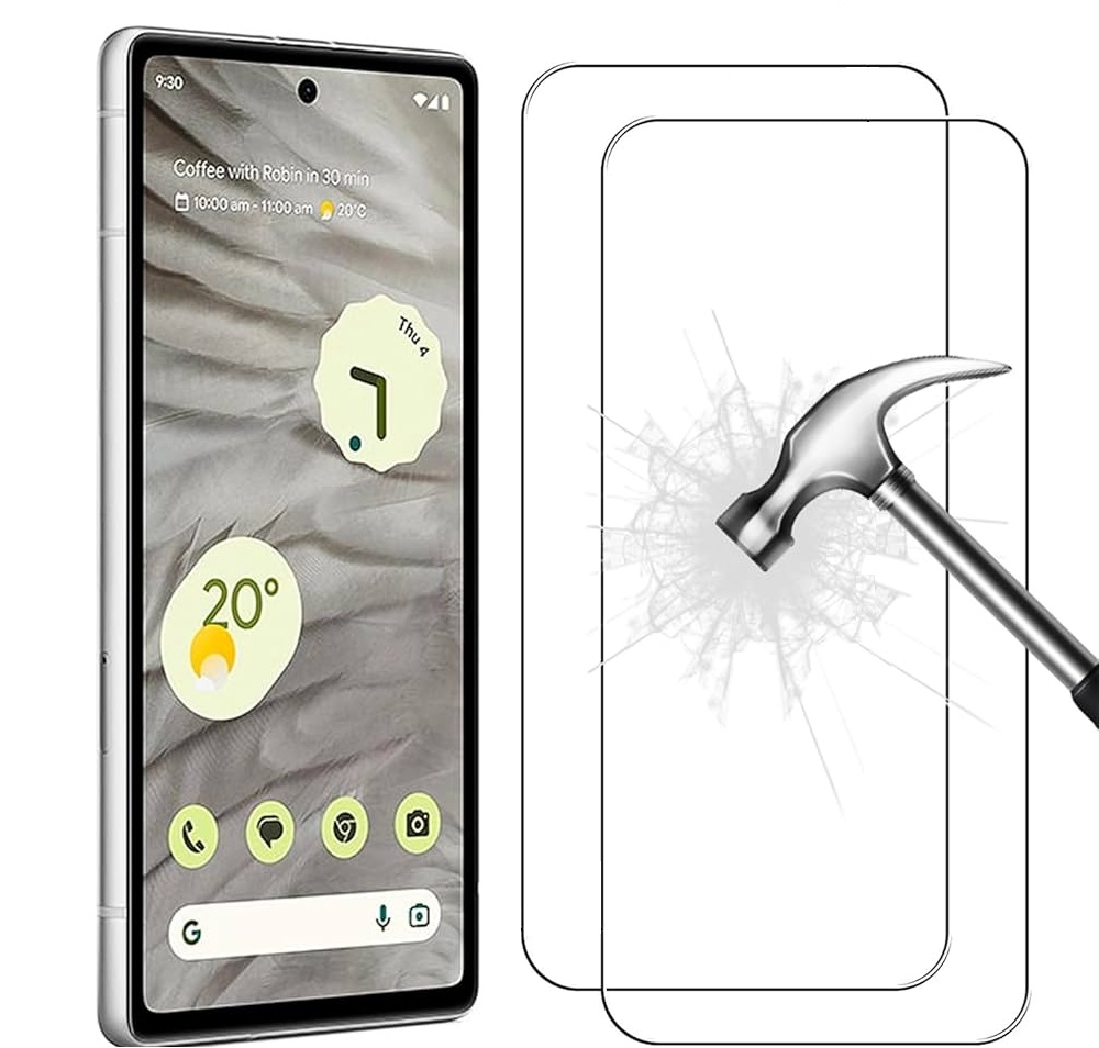  2-Pack Google Pixel 8 Skärmskydd Härdat Glas