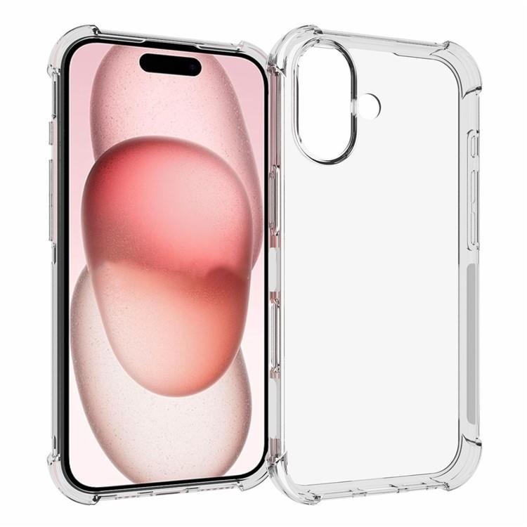  iPhone 16 Skal Shockproof TPU Transparent