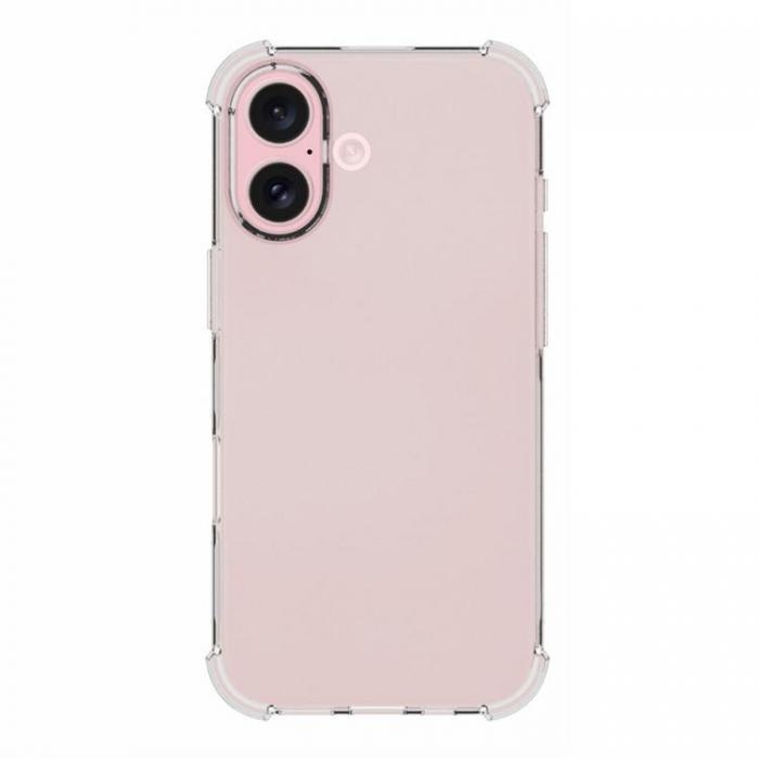  iPhone 16 Skal Shockproof TPU Transparent